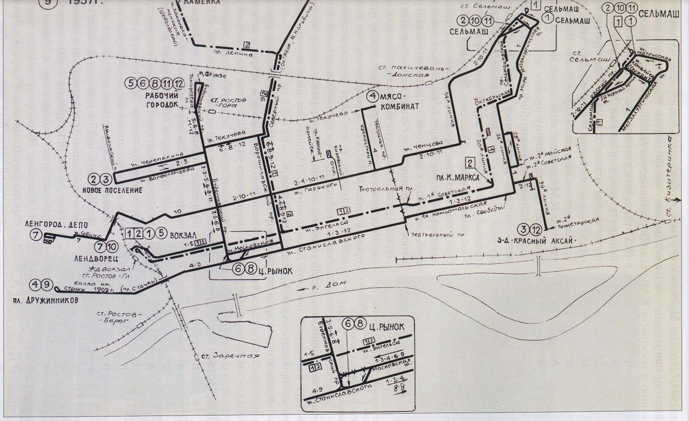 Карта скоростного трамвая ростова на дону